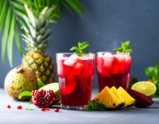 ERECO Herbal Tea/ Beetroot Tea Blend with Pomegranate, Soursop and Pineapple