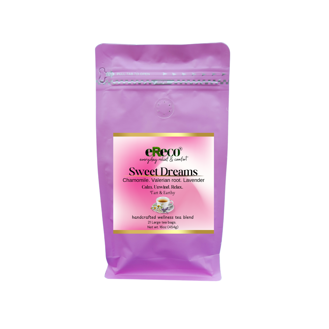 ERECO Natural Sleep Tea with Valerian Root, Chamomile, Lavender Tea