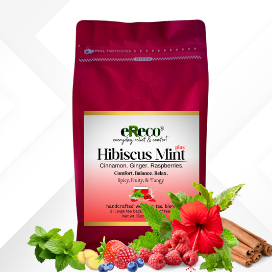 ERECO Herbal Tea/ Hibiscus Mint Tea for High Blood Pressure