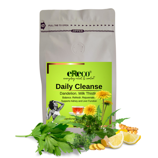 ERECO Tulsi Tea blend with Dandelion, Milk Thistle and Parsley